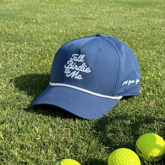 Talk Birdie to Me Embroidered Golf Hat for Women