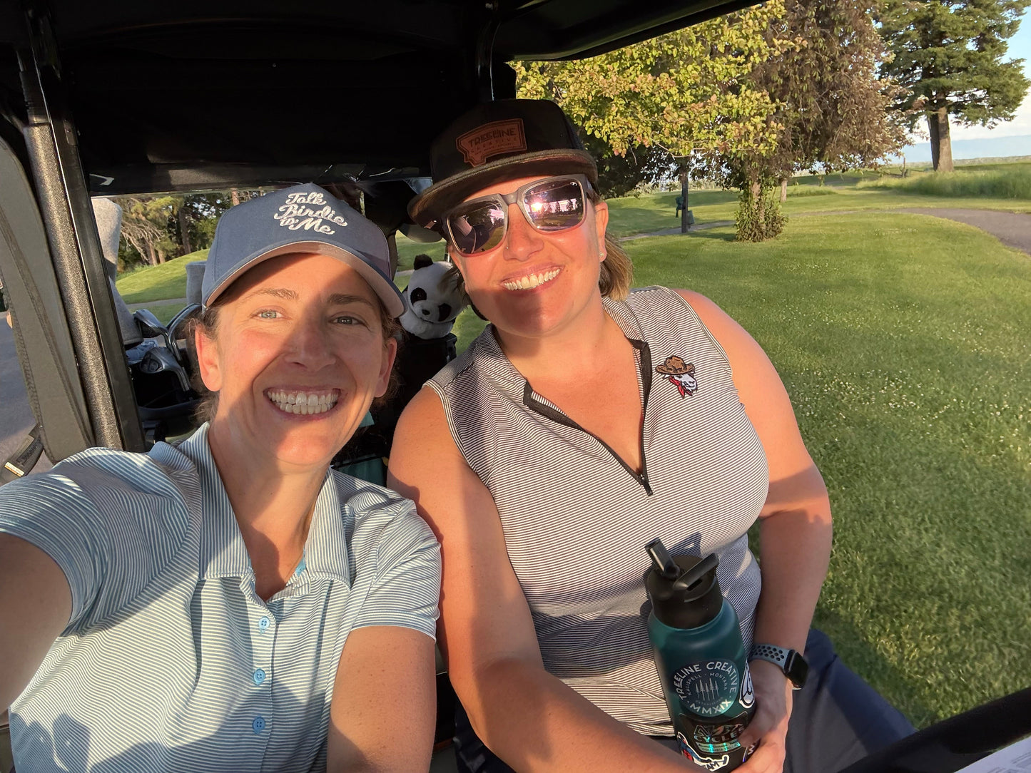 Talk Birdie to Me Embroidered Golf Hat for Women