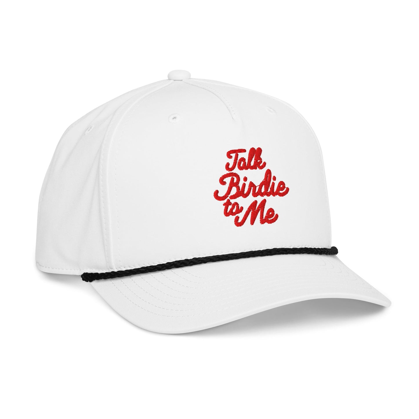 Talk Birdie to Me Embroidered Rope Hat